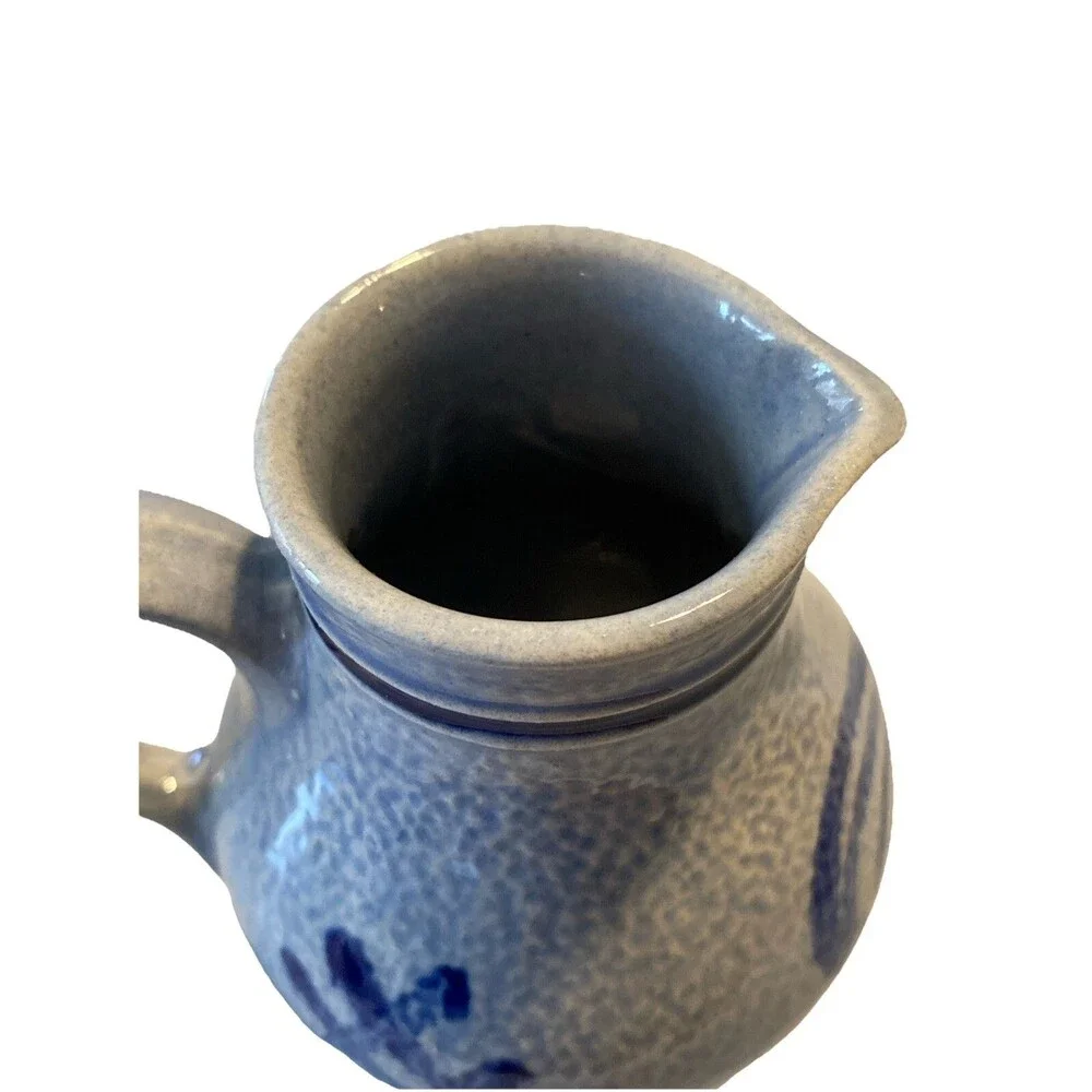 Vintage Salt Glaze Wine Pitcher Vase Jug .25L Numbered Germany Marzi & Remy 5”
